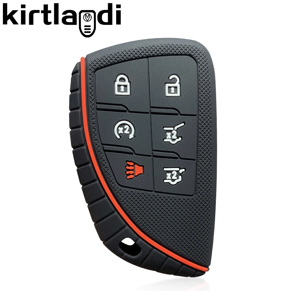 

Силиконовый чехол для автомобильного ключа для GMC Yukon для Chevrolet Suburban Tahoe GM tacho для Buick ENVISION чехол-брелок 2021 2022