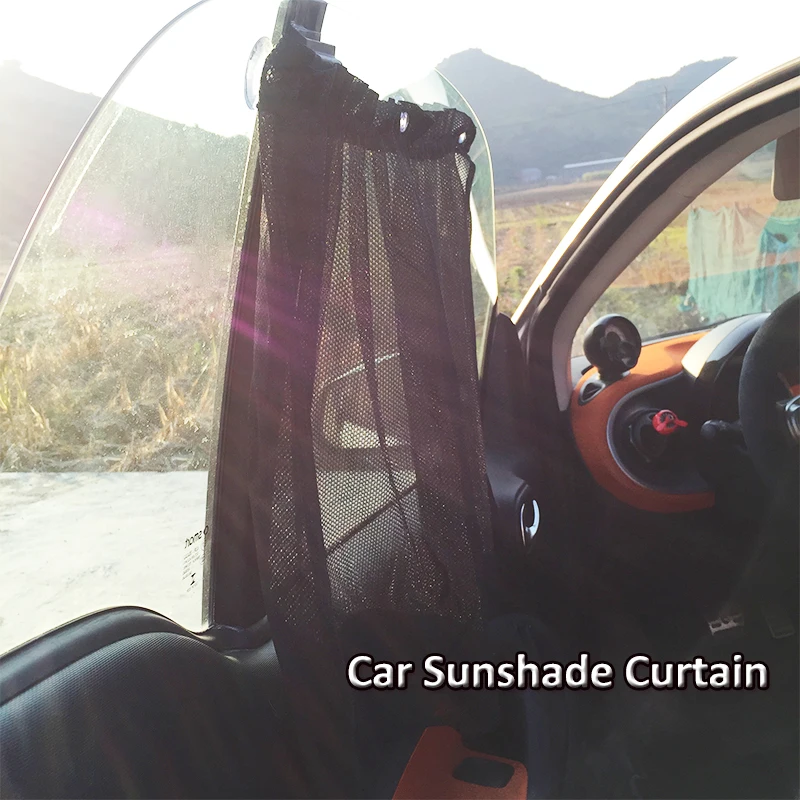

Car Styling 2pcs/set Suction Cup Car shade Curtain UV Shield Shade Visor auto supplies for smart 451 453 Fortwo Smart 453 Forfou