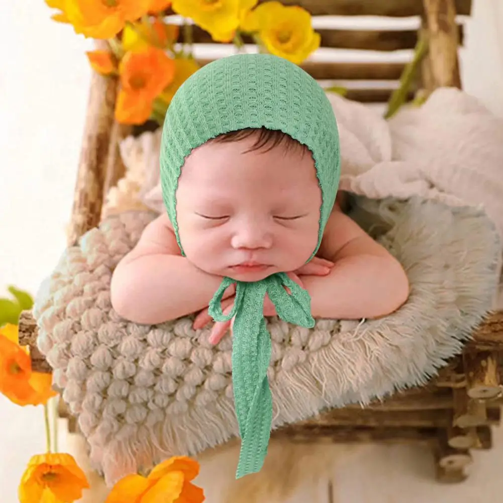 

Newborn Cap Colorfast Non-shrink Breathable Baby Boy Girl Knitted Hat Newborn Hat for Autumn