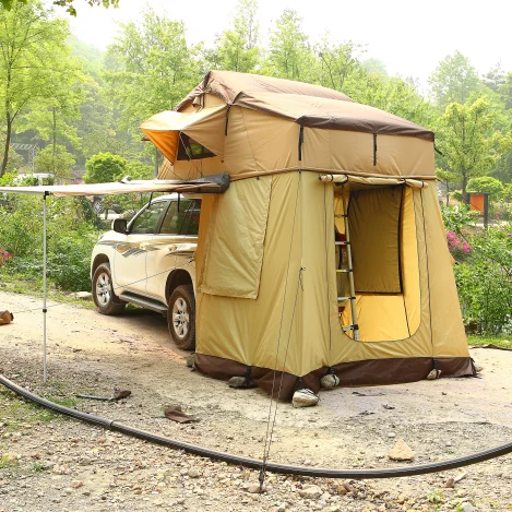 

Big size rooftop tent aluminum roof tent outdoor camping roof top hard shell car tent for sale