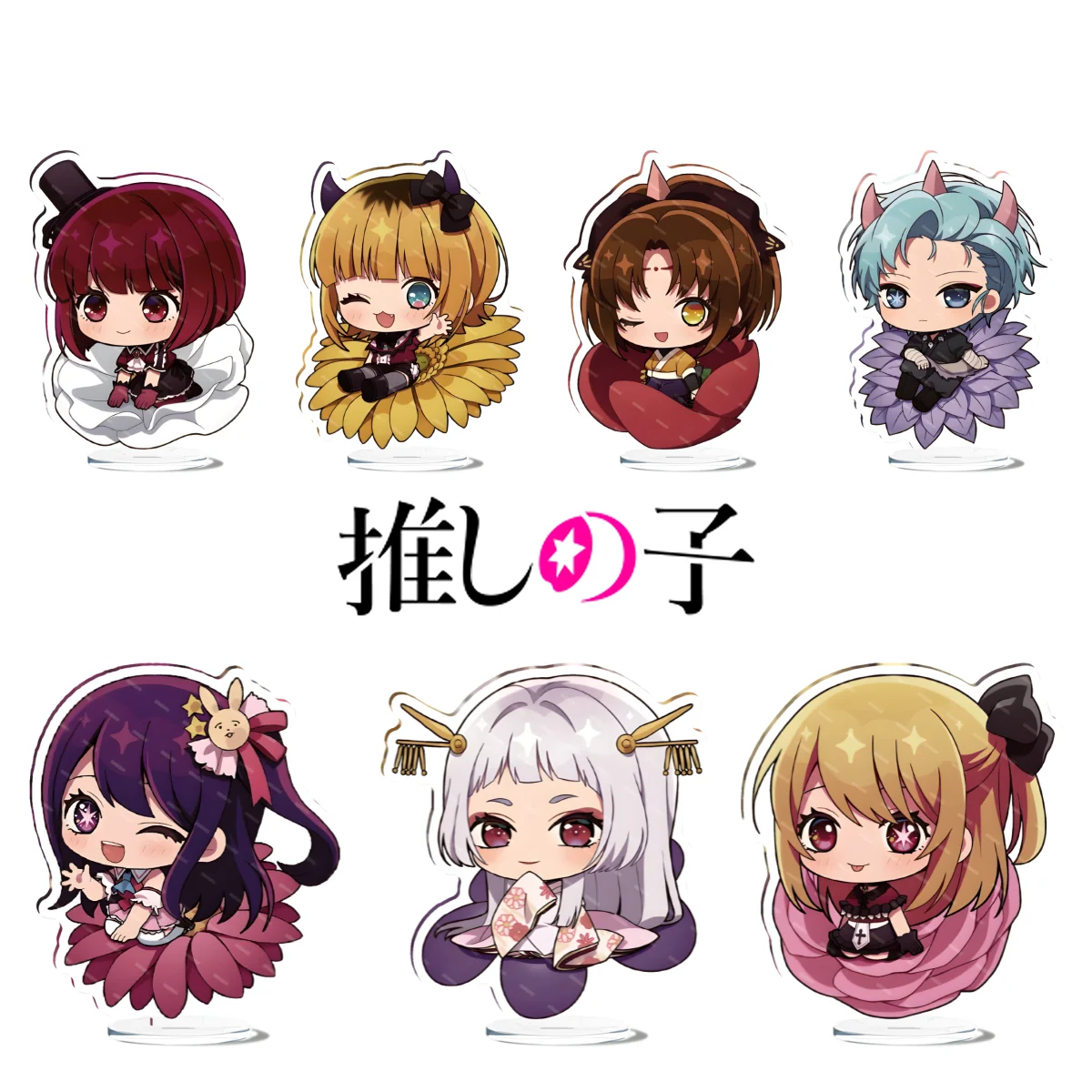 Фигурка Oshi No Ko акриловая подставка Gorou Akuamarin Hoshino Ai Rubii Sarina стоячая модель тарелка