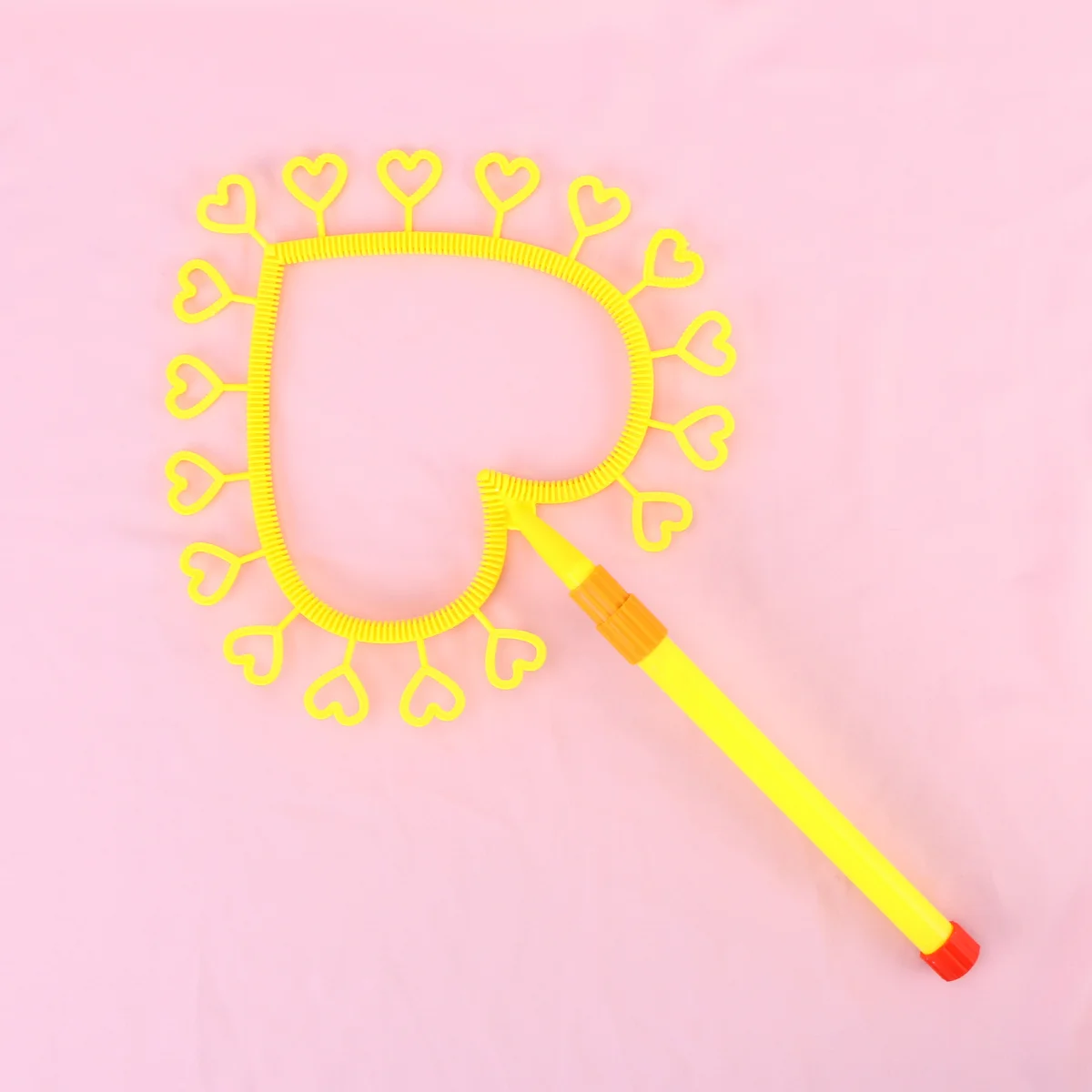 

Bubble Stick Love Hearts Bubble Wands Bubble Maker Party Favor Birthday Gift for Kids (Yellow)