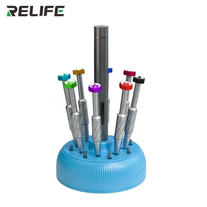 RELIFE RL-078  Storage Boxs Rotation Support Clean Desk Can Rotate Screwdriver 360° to Add Magnetism