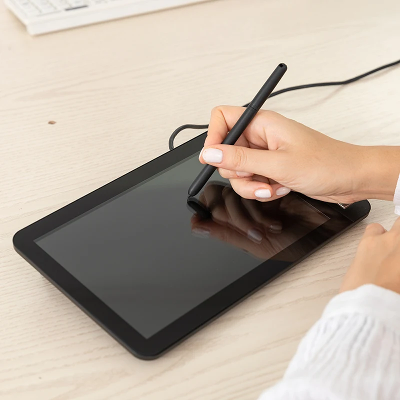 

10 inches display offices government school bank pressure sensitivity E-signing fingerprint input Huion DS101S signature pad