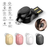 car wireless bluetooth 4 1edr headset usb magnetic charging stereo in ear four colors optional