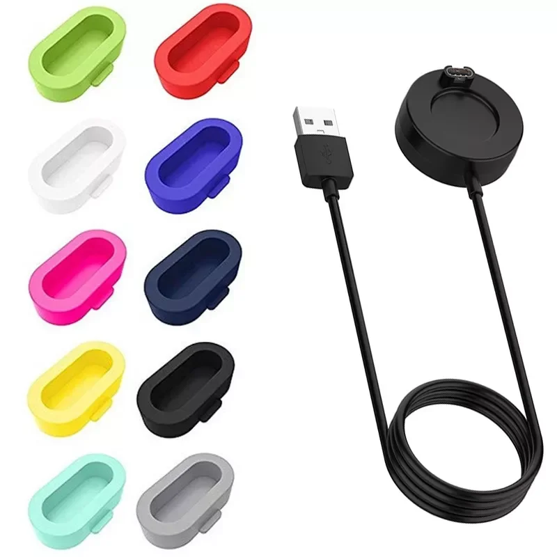 

Charging Cable for Garmin 945 245 Fenix 5 S X Plus 6 S X Pro Vivoactive 4 charger 3 935 USB Dock Protective Plug Cover Case