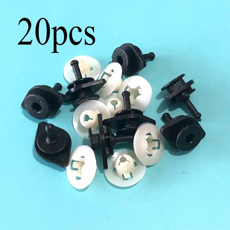 

20x для 30624192 Зажим для подножки педали автомобиля Volvo для Volvo S60 V60, автомобильная боковая юбка, накладка, зажимы для крепления панели