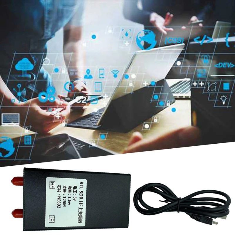 Фонарь вверх NE602 125 МГц 1 6 Вт конвертер 150K-30 для RTL2383U фонарь с кабелем подключения