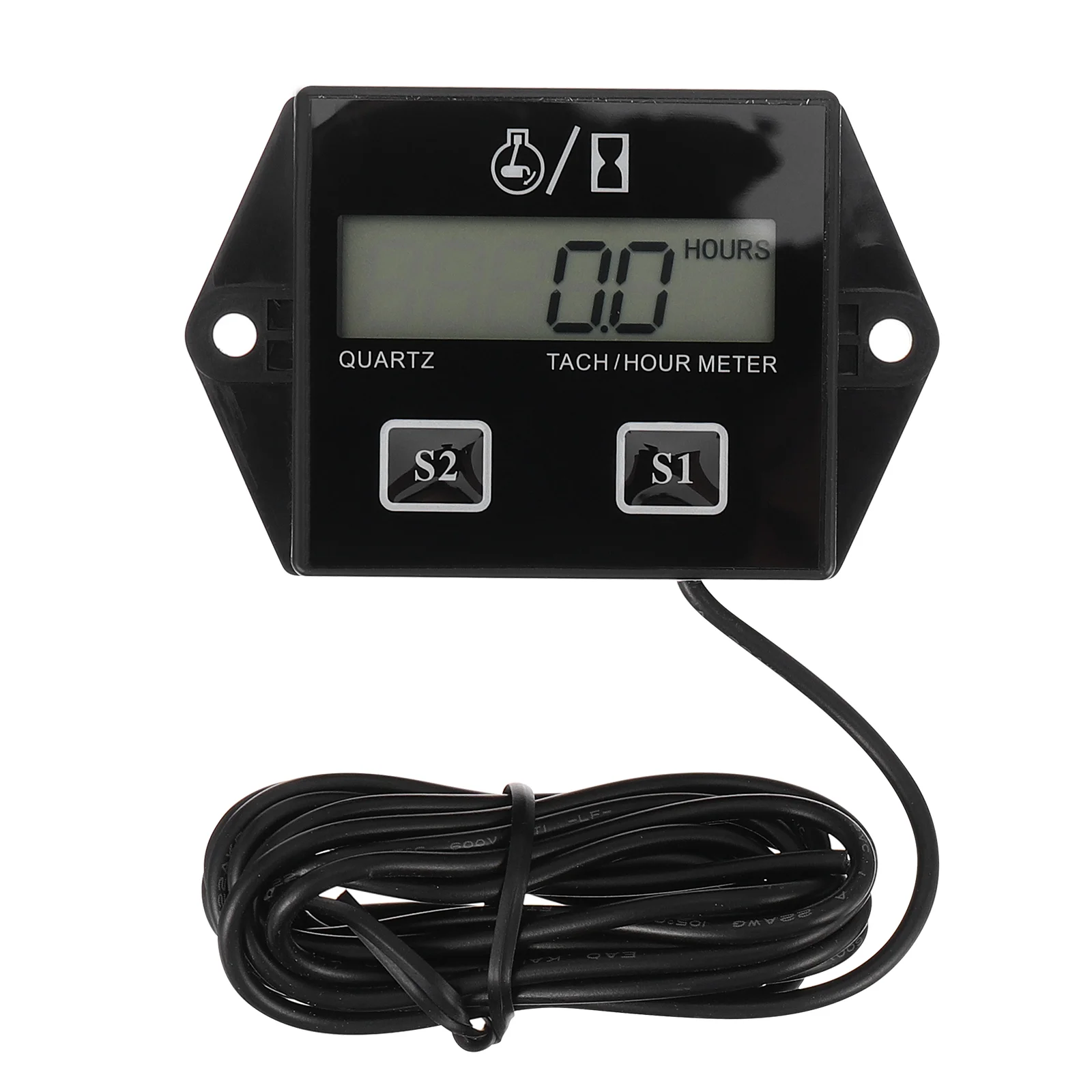 

Electronic Tachometer Digital Hour Meters Motorbike Supplies Engine Motors Accessory Vibration Accumulator Gas Motorcycle