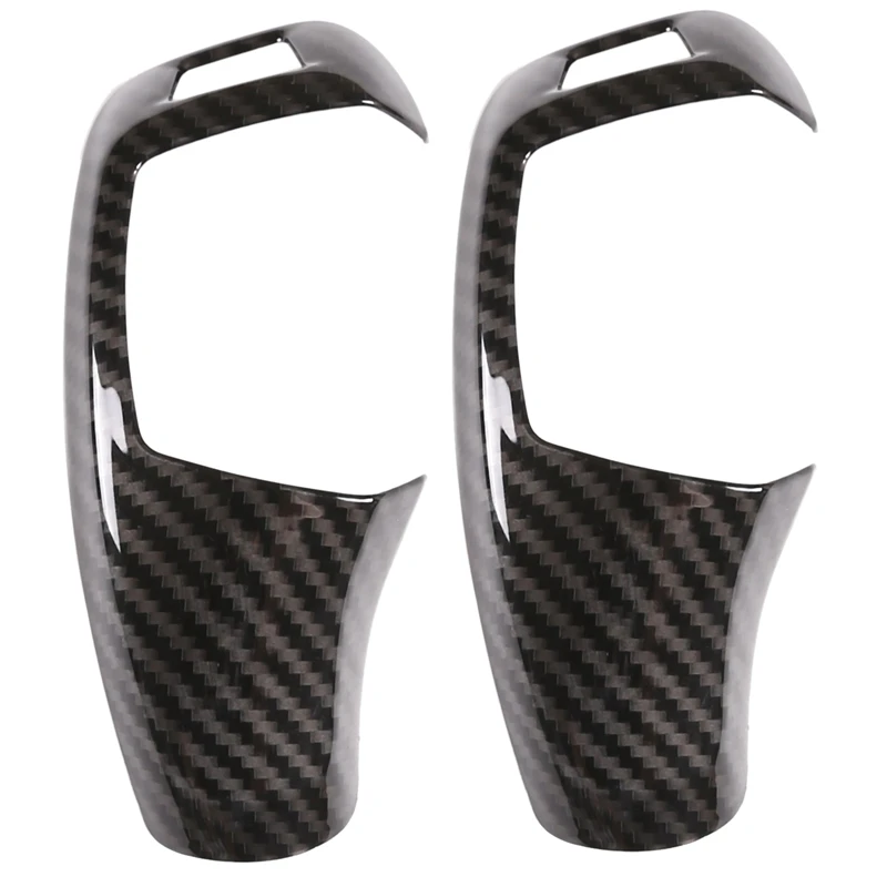 

2X Car Right Drive Gear Shift Knob Cover Trim For BMW F10 F20 F22 F30 F32 X3 X4 X5 X6 Series