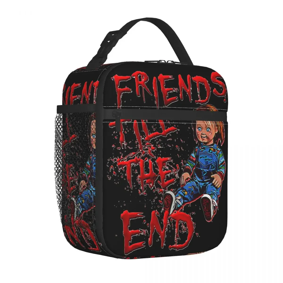 

Изолированная сумка для ланча Friends Till The End, сумка-холодильник Контейнер для ланча, страшный ужас, хороший парень, Чаки, большая сумка для ланча, школьная коробка