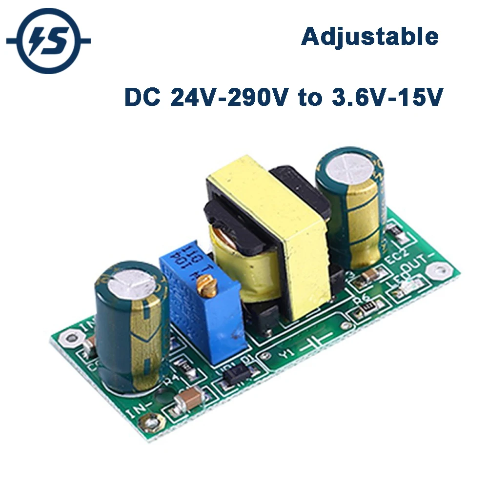 DC-DC изолированный понижающий модуль 24 В-290 в до 3,6 в-15 в, Регулируемый Модуль питания, понижающий преобразователь, стабилизатор напряжения