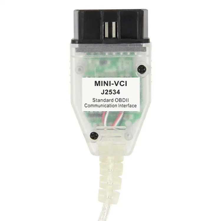 Фото Мини vci для Toyota TIS Techstream V16.20.023 minivci FTDI для J2534 автоматический сканер OBD OBD2 автомобильный диагностический кабель MINI-VCI кабель №3