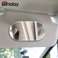 car makeup mirror stainless car interior mirror portable makeup mirror auto sun shading visor hd mirrors universal car styling