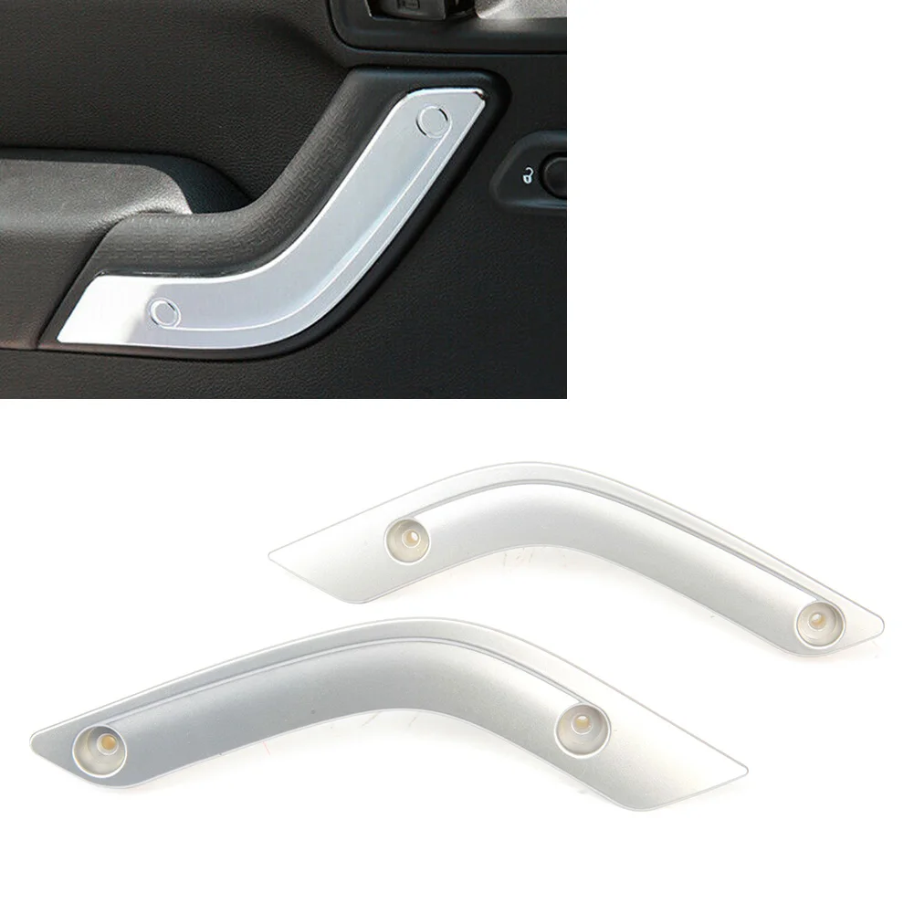 

2 шт., декоративная лента для Jeep Wrangler JK 2011 2012 2013 2014 2015 2016 2017 из АБС-пластика