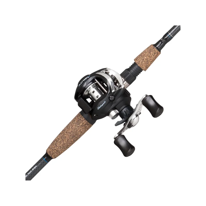 Shakespeare Agility Low Profile Baitcast Reel and Fishing Rod Combo fishing rod  kits de pesca completo