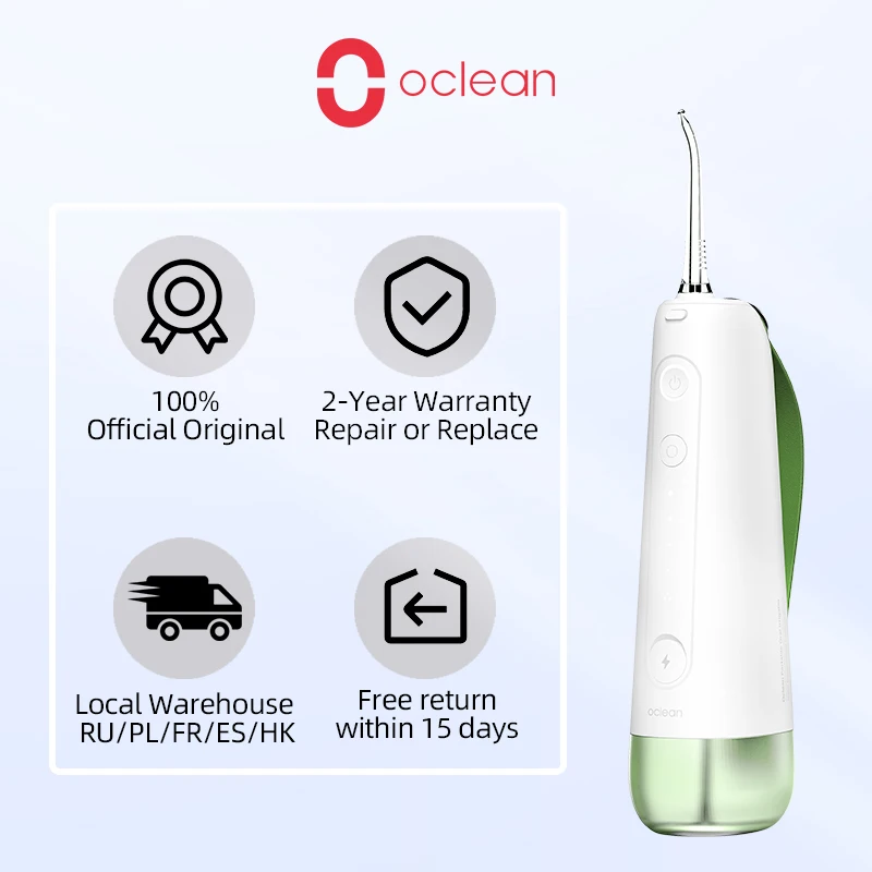 Oclean W10 Portable Oral Irrigator Smart Dental Whitening Irigator Water Jet Flosser IPX7 Rechargeable Irygator Upgraded From W1 enlarge