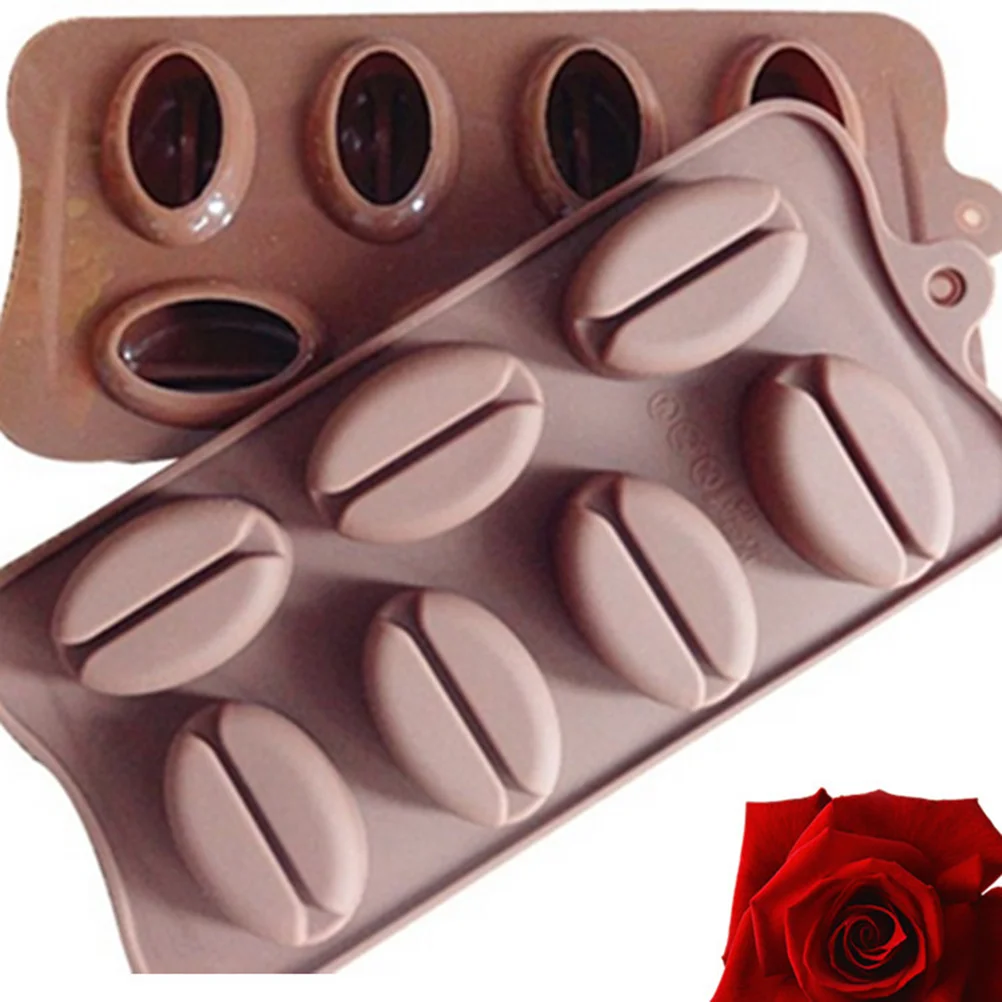 

Molds Cake Baking Chocolate Cupcake Silicone Pan Candy Fondantrubber Quick Release Pans Coffee Bean