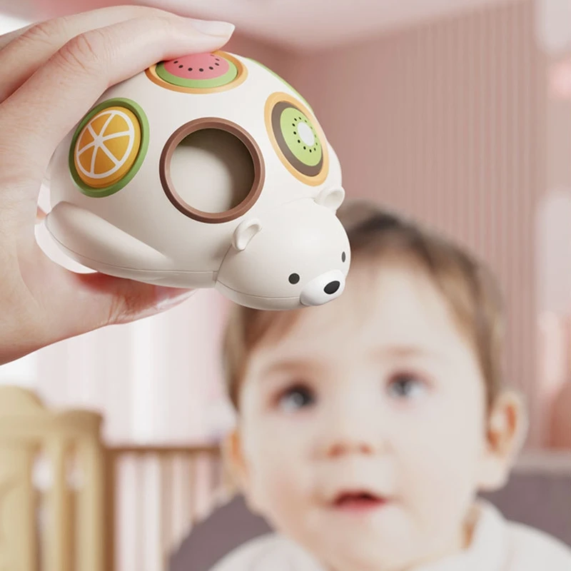 

Y4UD детская игрушка Монтессори, белый медведь, сенсорная занятая доска, развивающая игрушка для развития мозга для малышей, Раннее Обучение