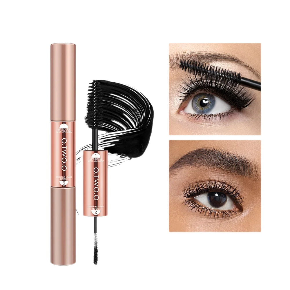 

Hot Sale 4D Silk Fiber Eyelash Mascara Waterproof Lasting Fast Dry Curling Fluffy Lashes Extension Black Color Not Crumble