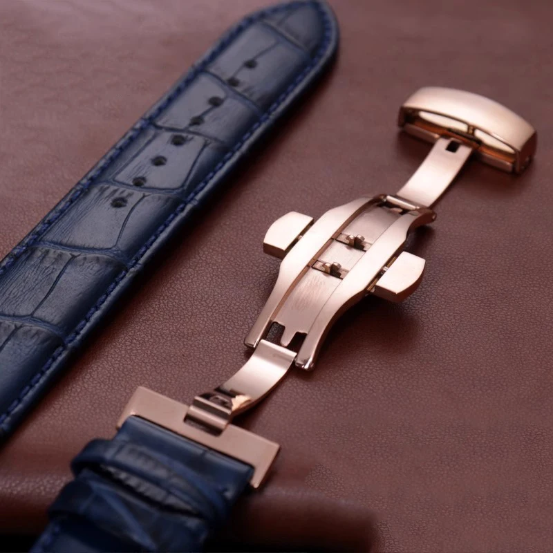 Cowhide watch strap for Piaget Jaeger-Lecoultre Vacheron Constantin 20mm 21mm 22mm Arc interface black brown blue men watchband