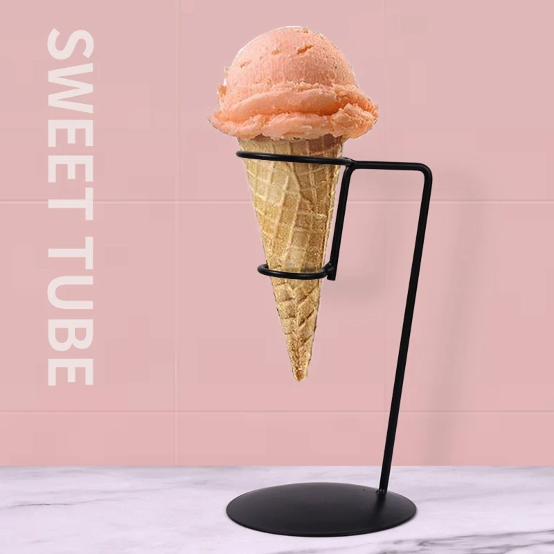 Железный держатель конуса для мороженого Подставки Стойка с подставкой дисплея