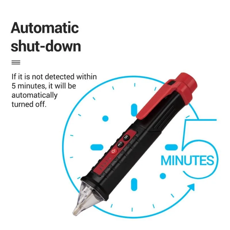 Aneng VD802 Digital Non-contact AC Voltage Detector Tester Voltmeter Ammeter Meter 12V-1000v Pen Current Test Indicator Tool |