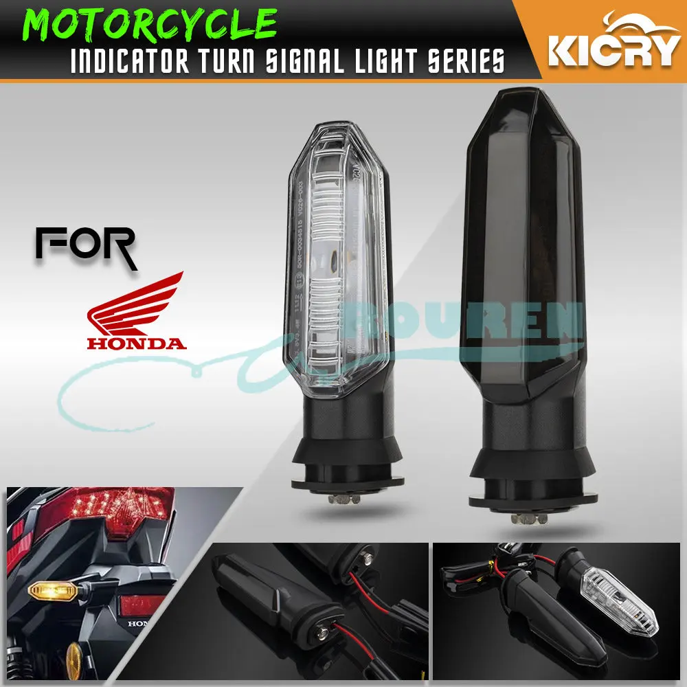 

2PCS 30mm Motorcycle LED Moto Turn Signal Lights Indicator Lamp For X Adv 350 Honda CRF300 Motocross Modified Parts Accessories