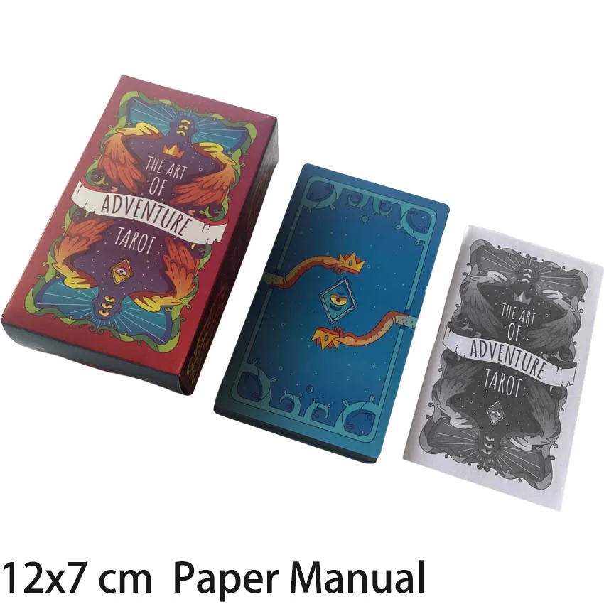 Дешево Бумажная карточная игра «Искусство приключений» Tarot 12x7 см
