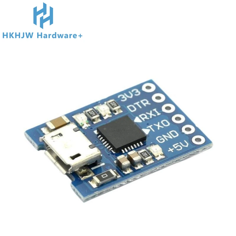 Преобразователь CJMCU CP2102 с разъемом Type-C MICRO USB на Модуль UART TTL 6-контактный