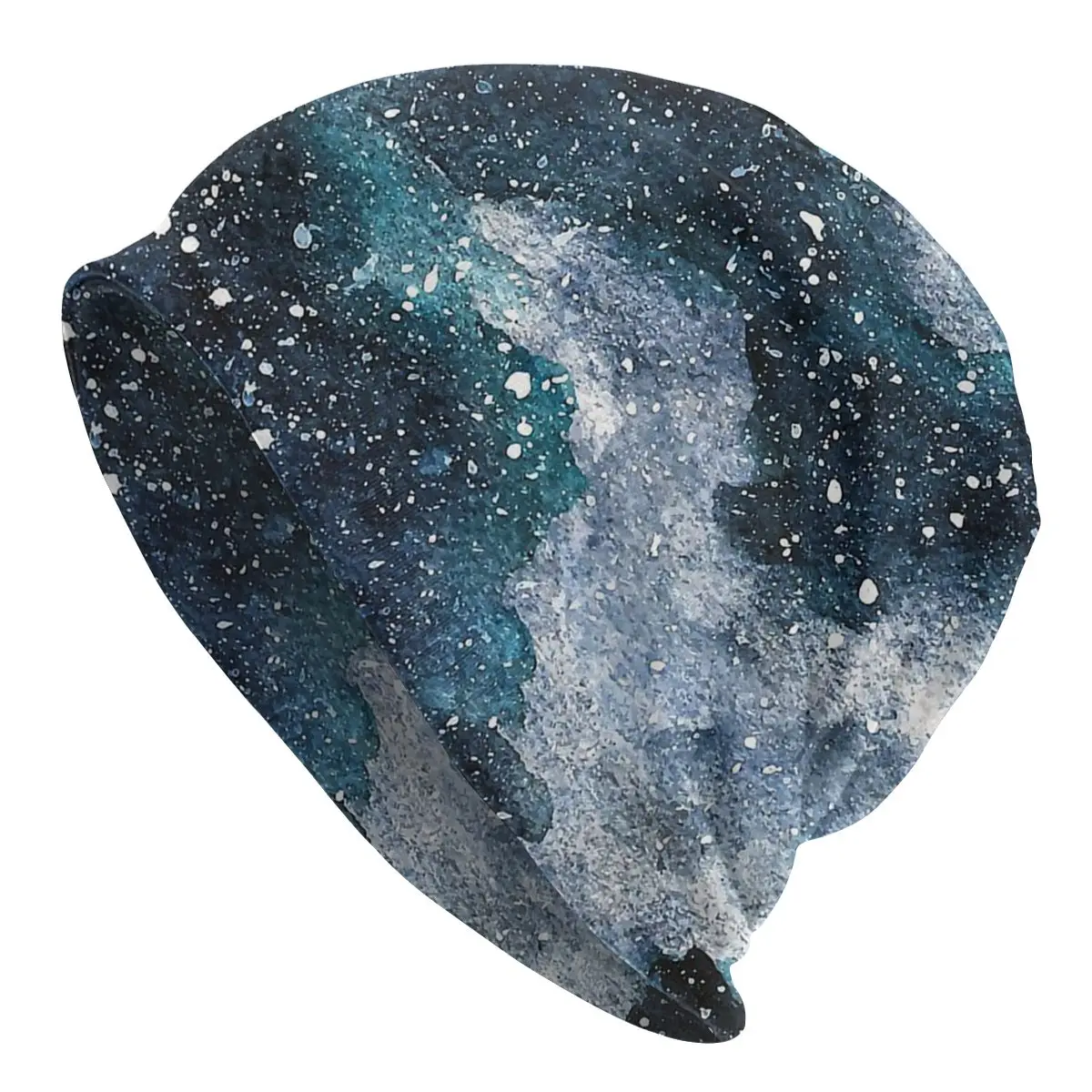 

Emerald Galaxy Space Autumn Female Warm Beanies Double Used Casual Bonnet Hats