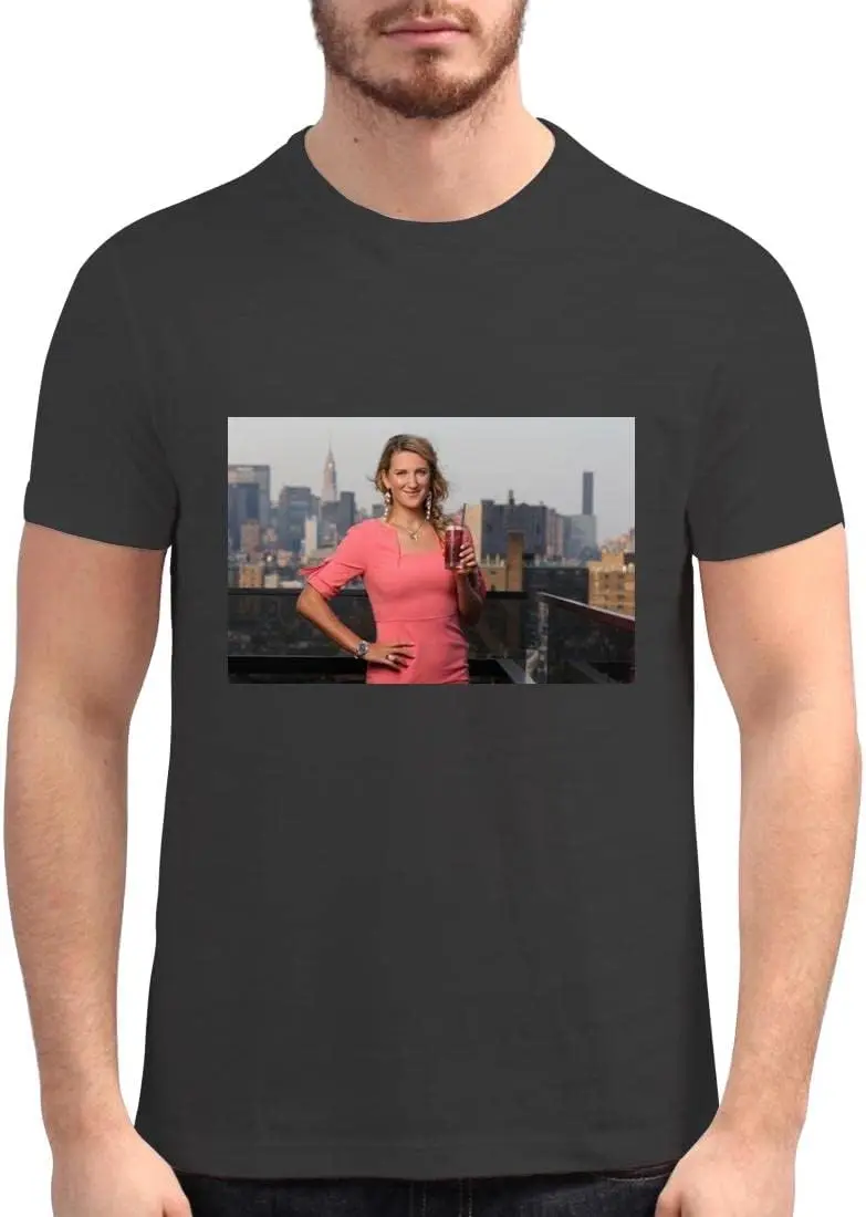 Мужская мягкая футболка с графическим принтом Виктория азаренка PDI # PIDP305070