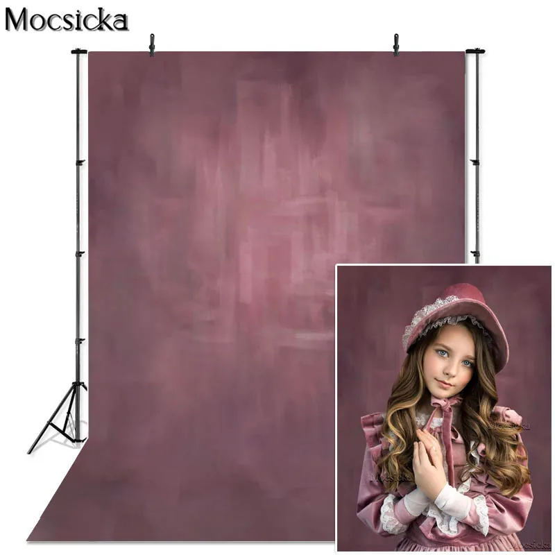 

Mocsicka абстрактный розовый градиентный однотонный фон для фотосъемки поверхность стены узор для ребенка текстурный фон для фотостудии