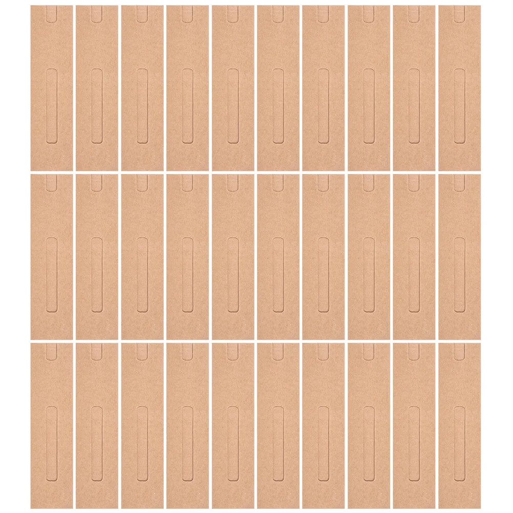 50 шт. футляры для ручек из крафт-бумаги