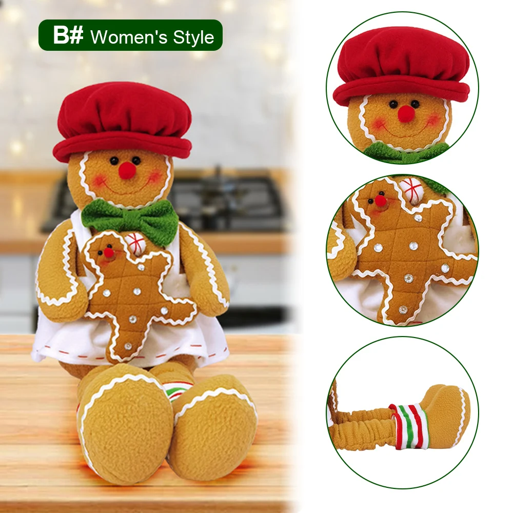 Новый Большой Выдвижной имбирный человеческий кукла печенье Мужская игрушка