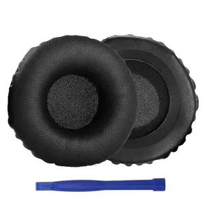 1Pair Replacement Protein Leather Earpads Ear Pads Muffs For Rapoo H3000 H3010 H3050 H3070 H3080 H6020 H6080 H7300 Headphones
