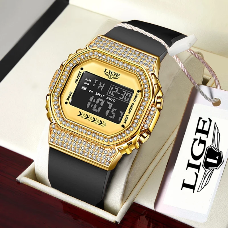 

LIGE Men Watches Top Brand Luxury Waterproof Quartz Military Watch For Men Date Sport Electronic Clock Male Relogio Masculino