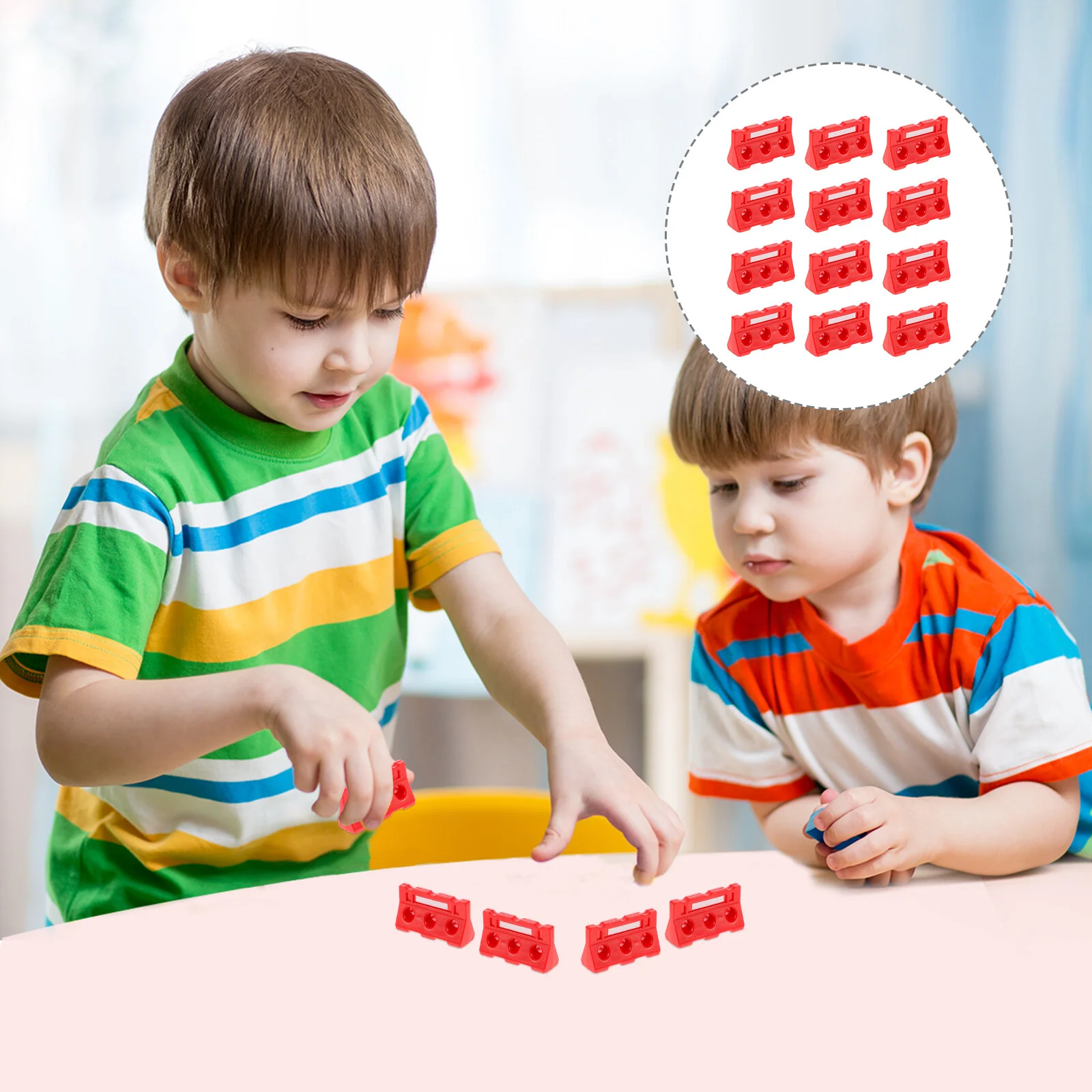 

24 Pcs Educational Toys Parking Cone Kids Traffic Barricade Early Learning Roadblock Miniature Abs Simulation Cognitive Child