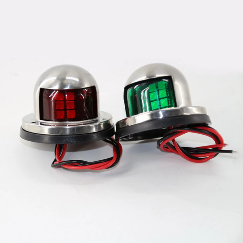 

1 Pair 12V Boat Turn Signal Light Replacement Waterproof LED Side Light for Dinghy Boat Fishing Boat Sightseeing Boat