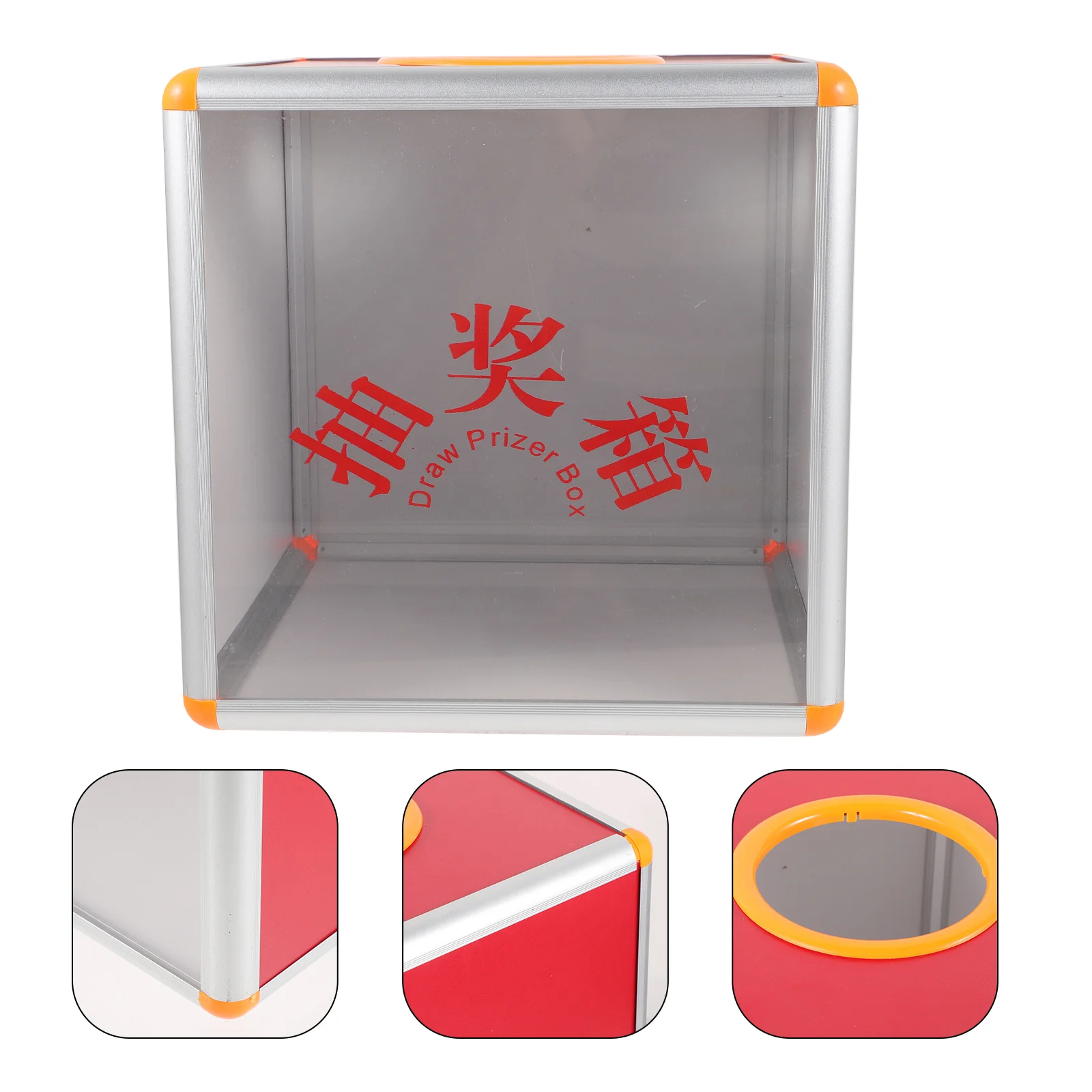 

Storage Box Donation Case Raffle Accessory Containers Organizing Lottery Holder