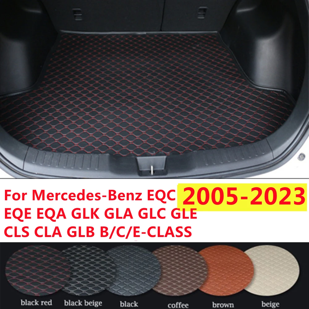 

SJ на заказ для Mercedes-Benz B/C/E-Class GLA GLK EQA EQE EQC GLC CLA CLS GLE коврик для багажника автомобиля поднос для багажника