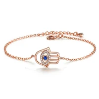 eye palm wrist bracelet fashion jewelry women micro cubic zircon girl friend pretty gift