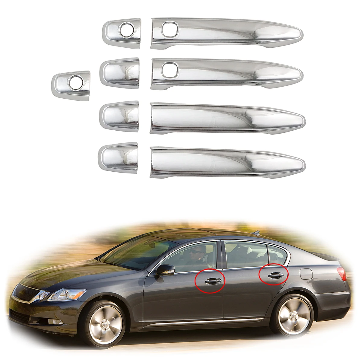 Высококачественная крышка дверной ручки с умным отверстием пластиковые