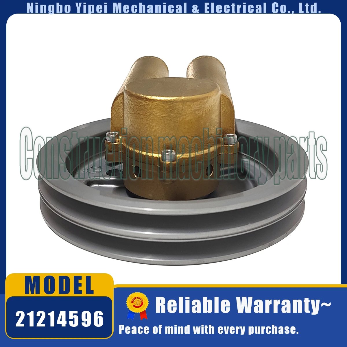 21214596 Ременный шкив водяного насоса с двойным V-образным вырезом для двигателей