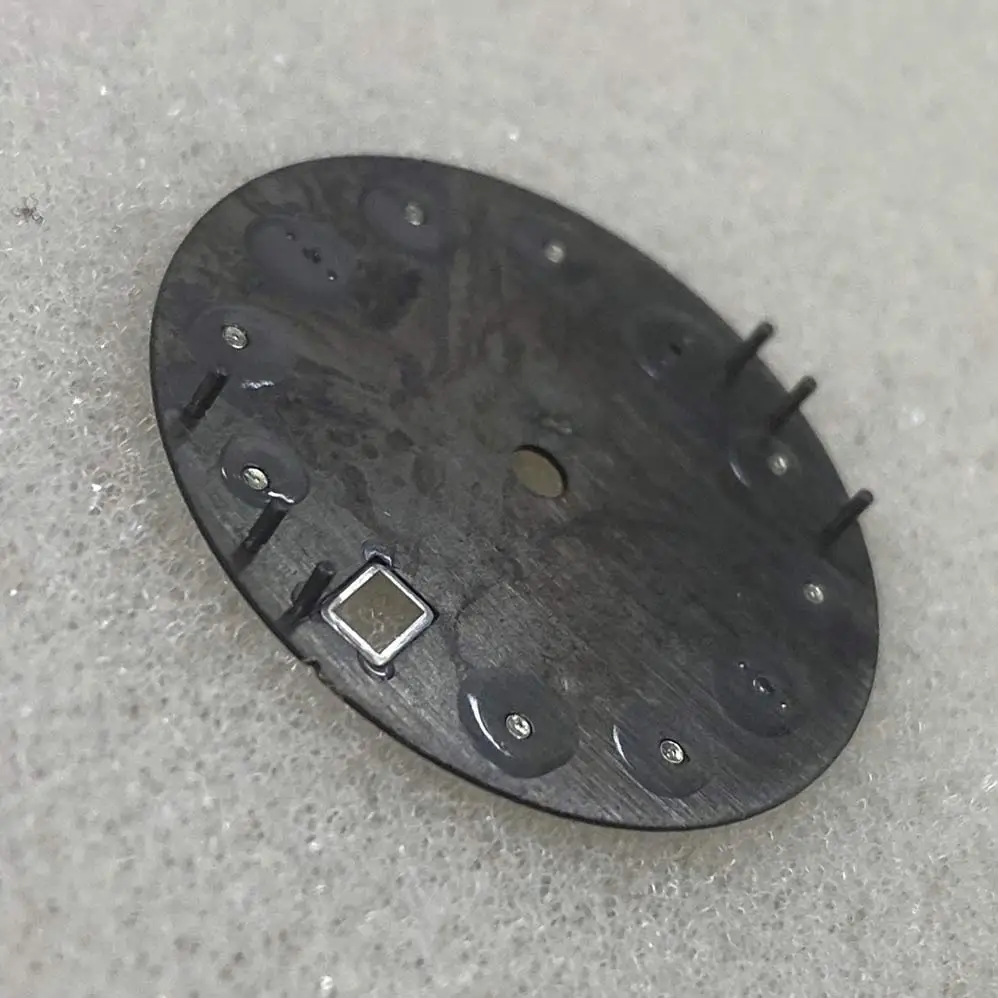 S Retrofitting Watch Accessories Retrofitting Dial 28.5mm Watch Dial Green Glow Fit Nh35NH36 Movement