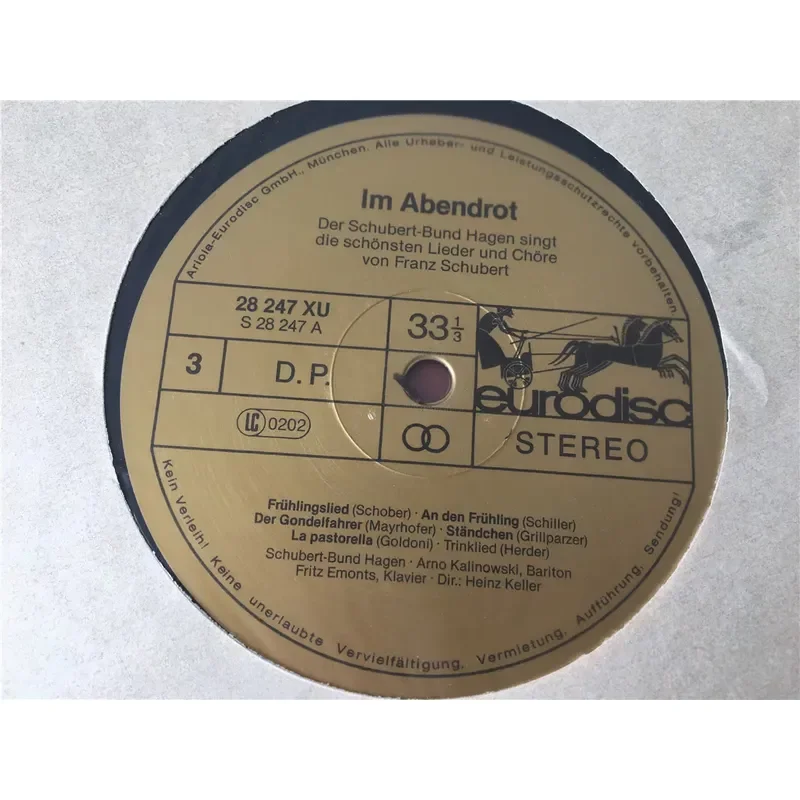 Шуберт: Художественные песни. Хайнц Келлер. 2LP виниловая пластинка для проигрывателей винила. (art.: 3920db570bbee) - 3920db570bbee