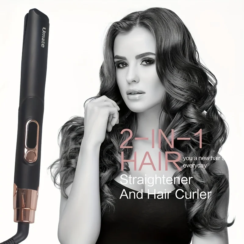 Выпрямитель и щипцы для завивки волос 2-в-1