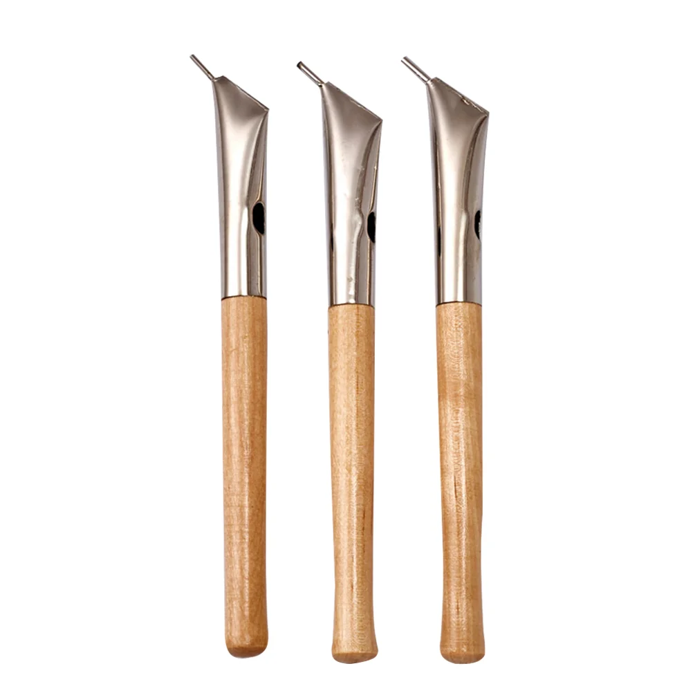 

3PCS Wood Batik Clay Wax Pottery Tool Kit Clay Tool