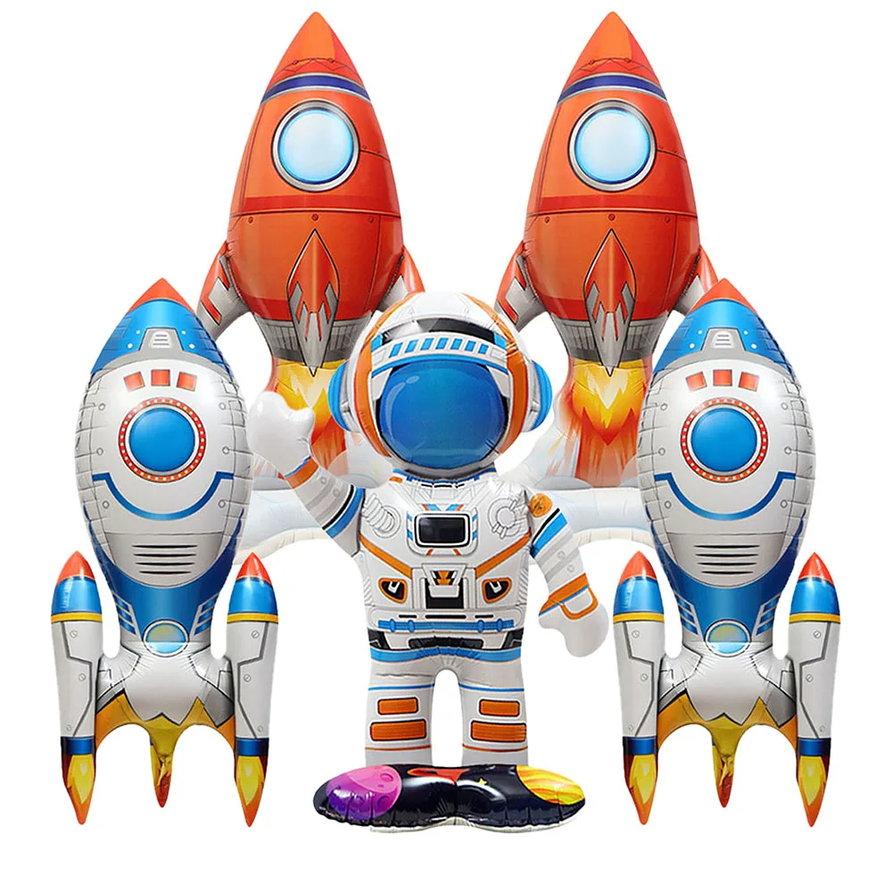 

Набор воздушных шаров 3D с астронавтом 5 шт