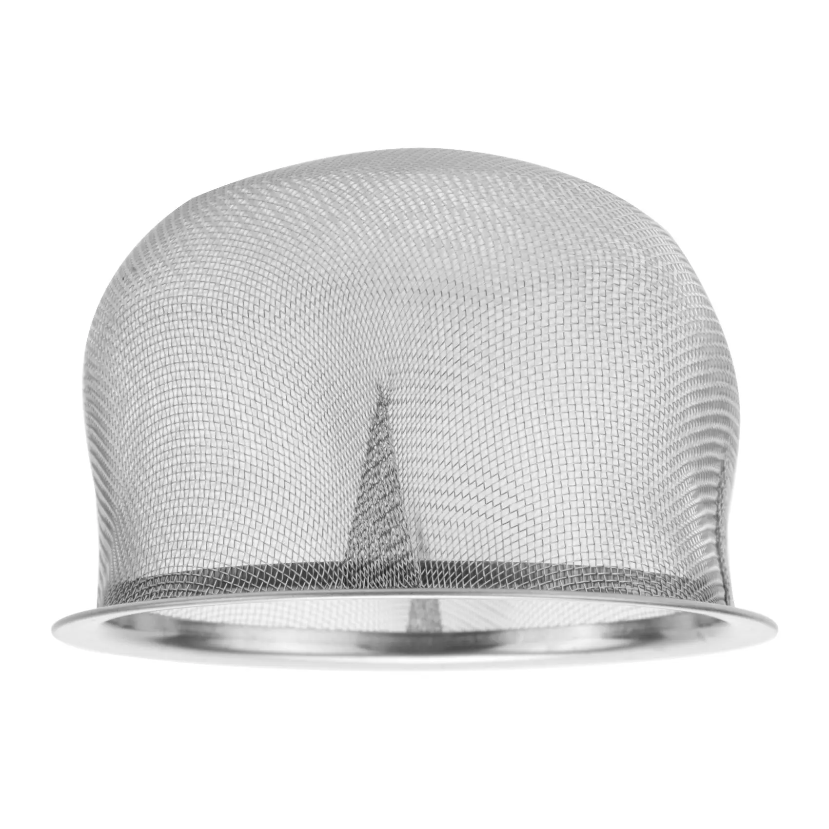 Металлический бытовой фильтр для чайных листьев и чайника диаметр 70 мм.